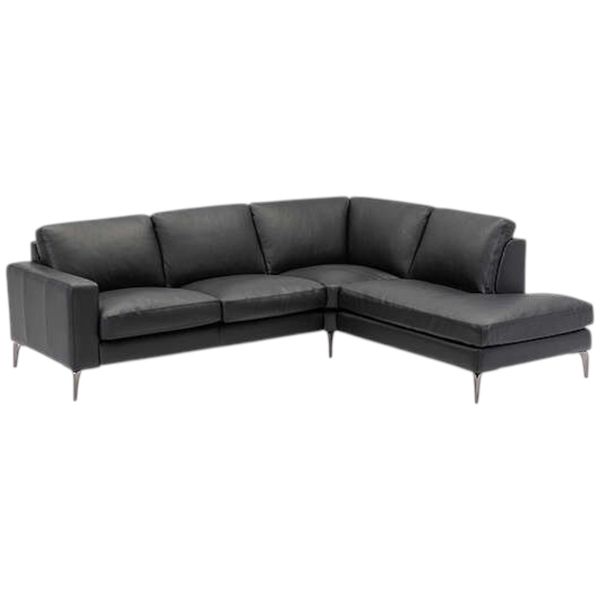 Hovedbilde Una hjørnesofa i ekte skinn Madras Hud 247x208 ...