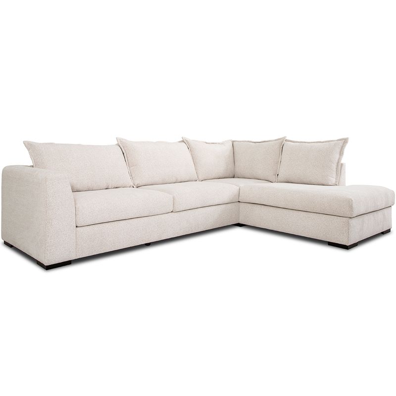 Chill Oppsett 2 Hjørnesofa Raven tekstil 300x215 m/ åpen ende