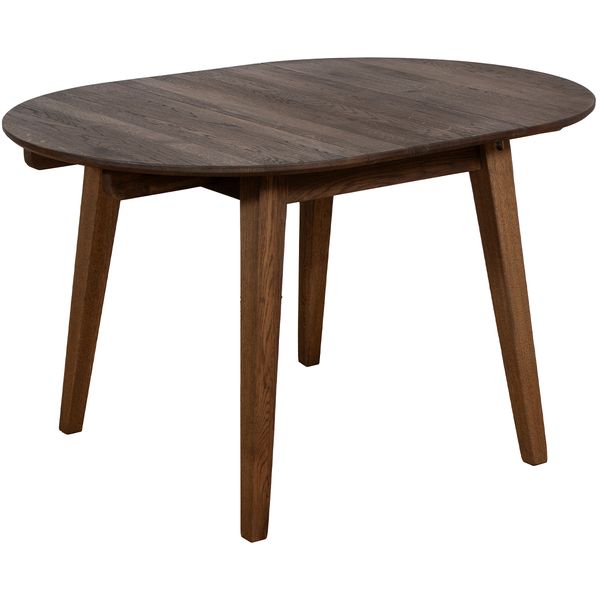 Hovedbilde Genova Spisebord Ø90-130 heltre massiv røkt eik ...