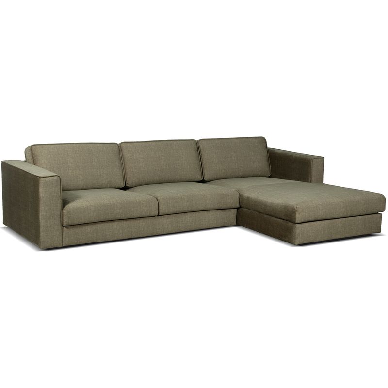 Orlando 3 seter med sjeselong 316 x 196 cm Vogue velur