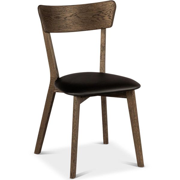 Hovedbilde Ekeby spisestol i heltre massiv røkt oljet eik