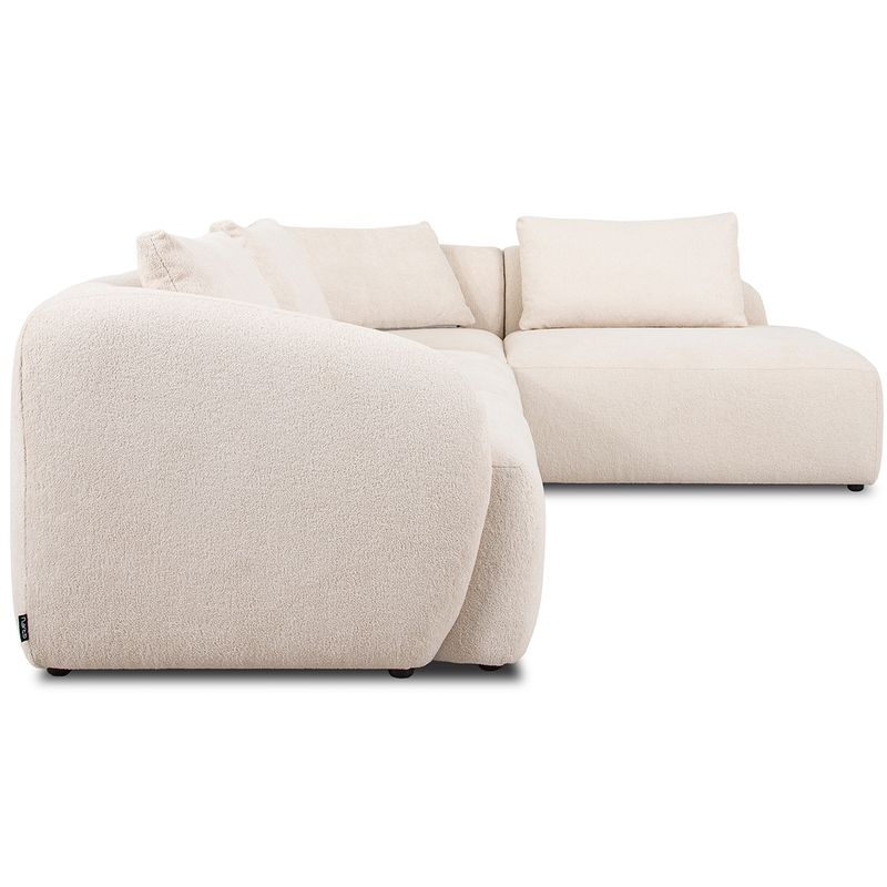 Sori hjørnesofa med åpen ende 280X210cm - Velg Boogie bouclè
