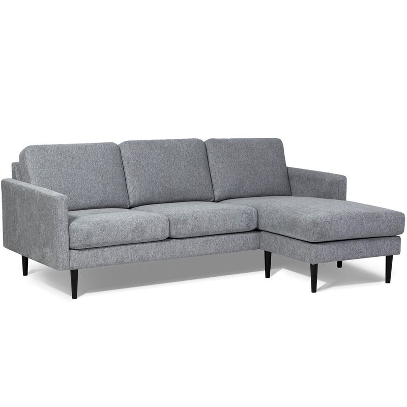 Ålesund sjeselongsofa Aragon GR-18 Wenge 205x141cm