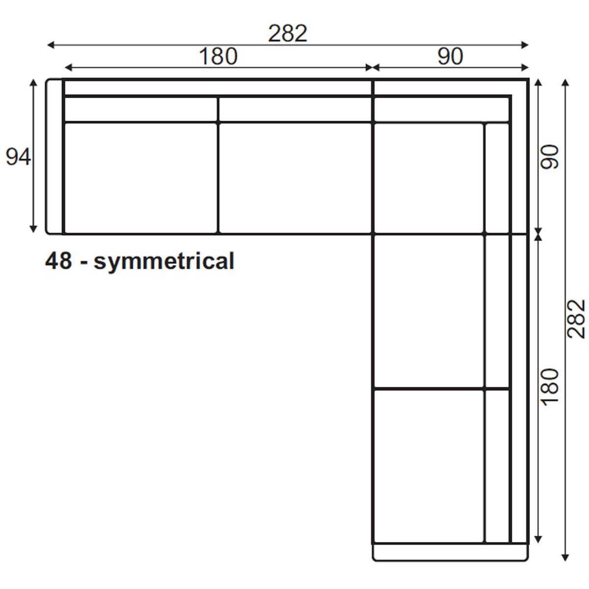 Dublin Oppsett 48 Hjørnesofa Adore Fuji 282x282