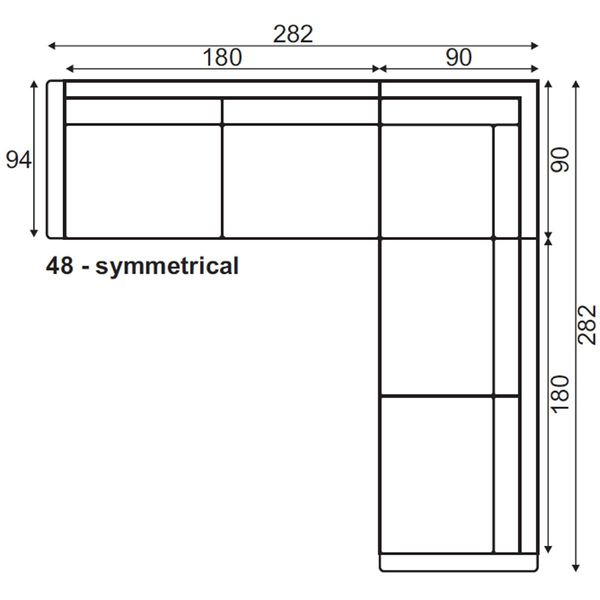 Hovedbilde Dublin Oppsett 48 Hjørnesofa Adore Fuji 282x282