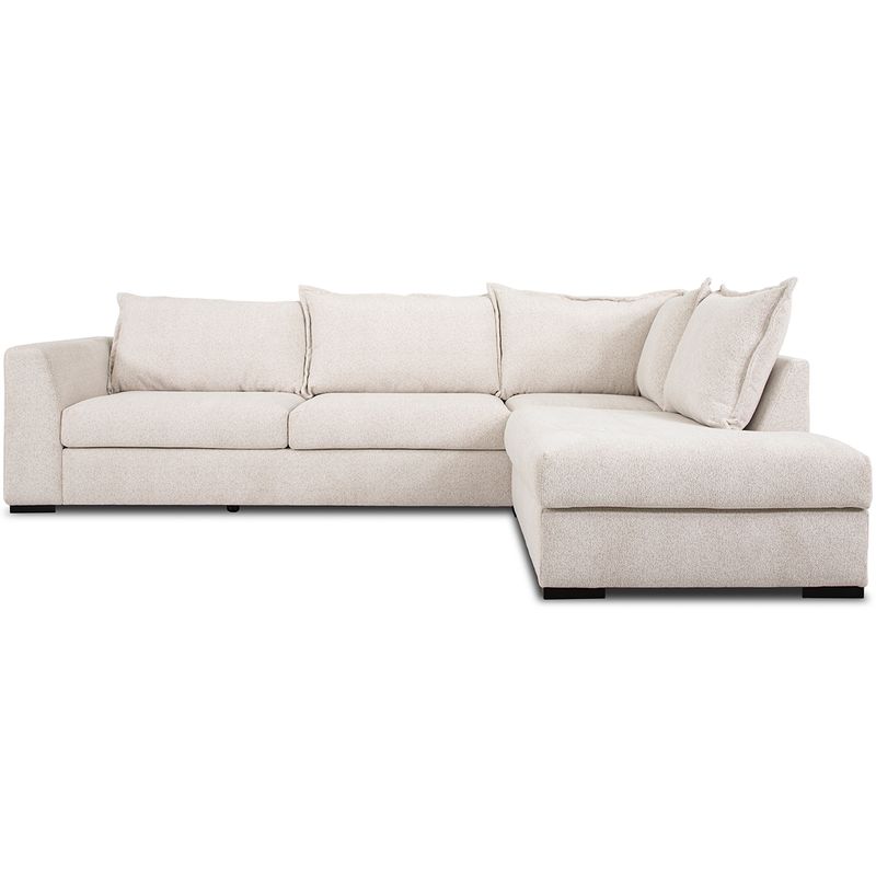 Chill Oppsett 2 Hjørnesofa Raven tekstil 300x215 m/ åpen ende