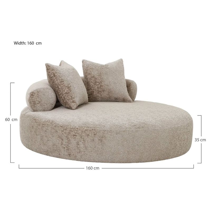 Cairo daybed – chenille natur | House Nordic