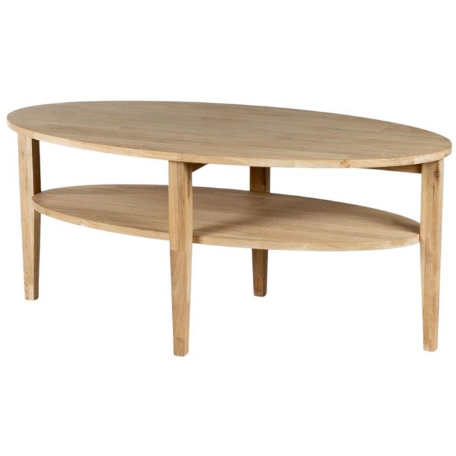 Hovedbilde Fremont sofabord ovalt 120x60 H:52 cm - massiv ...