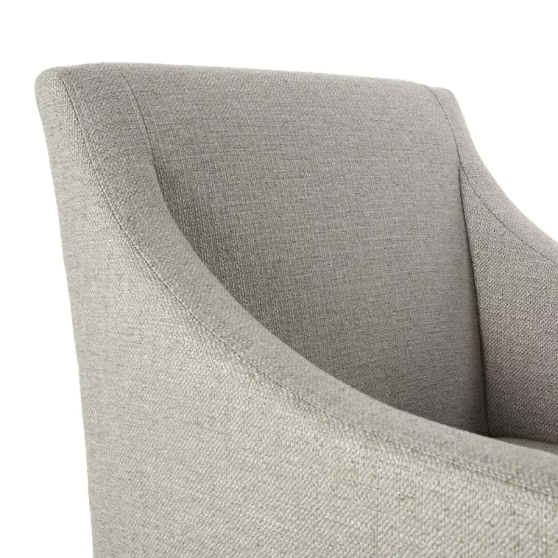 Shetland Spisestol med armlene Beige med sorte treben