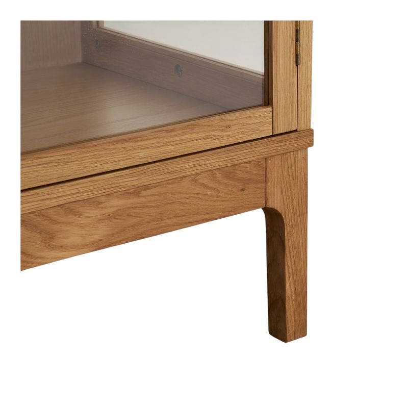 Zamora vitrineskap 90x40 H:180 cm – eikefiner