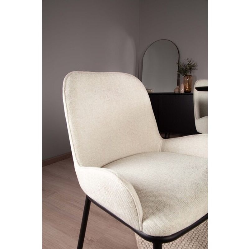 Whitney Spisestol beige