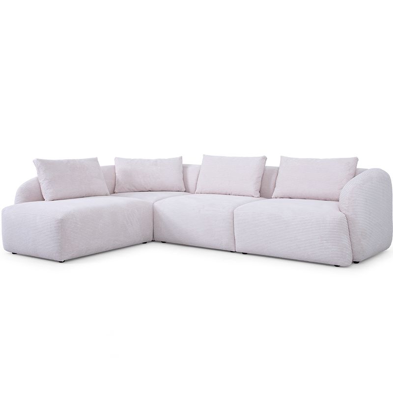 Sori hjørnesofa med åpen ende 280X210cm Velg Lincoln cordfløyel