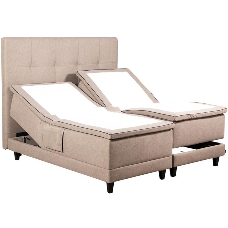 Dvale Delta 210x210 Regulerbar seng med Pulse Latex