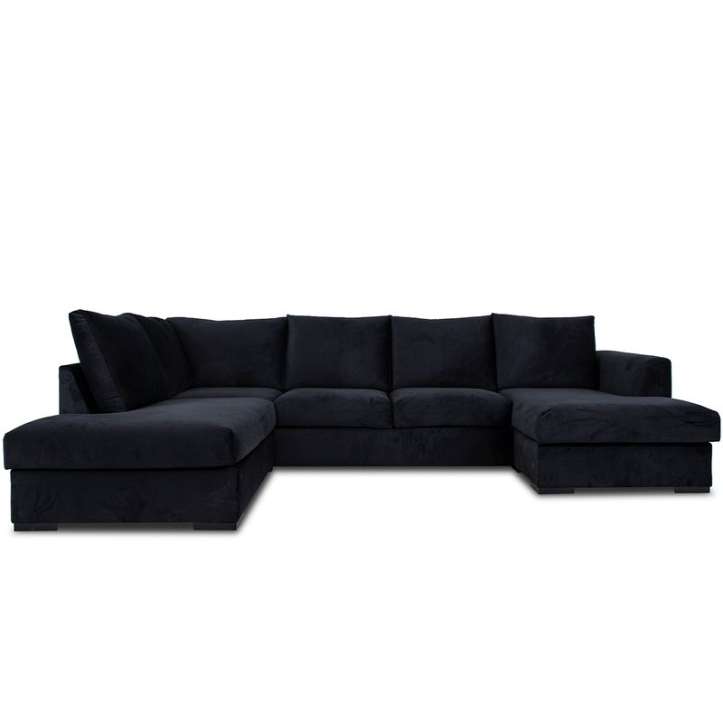 Chill U-sofa 330x215 cm - Bluvel velur
