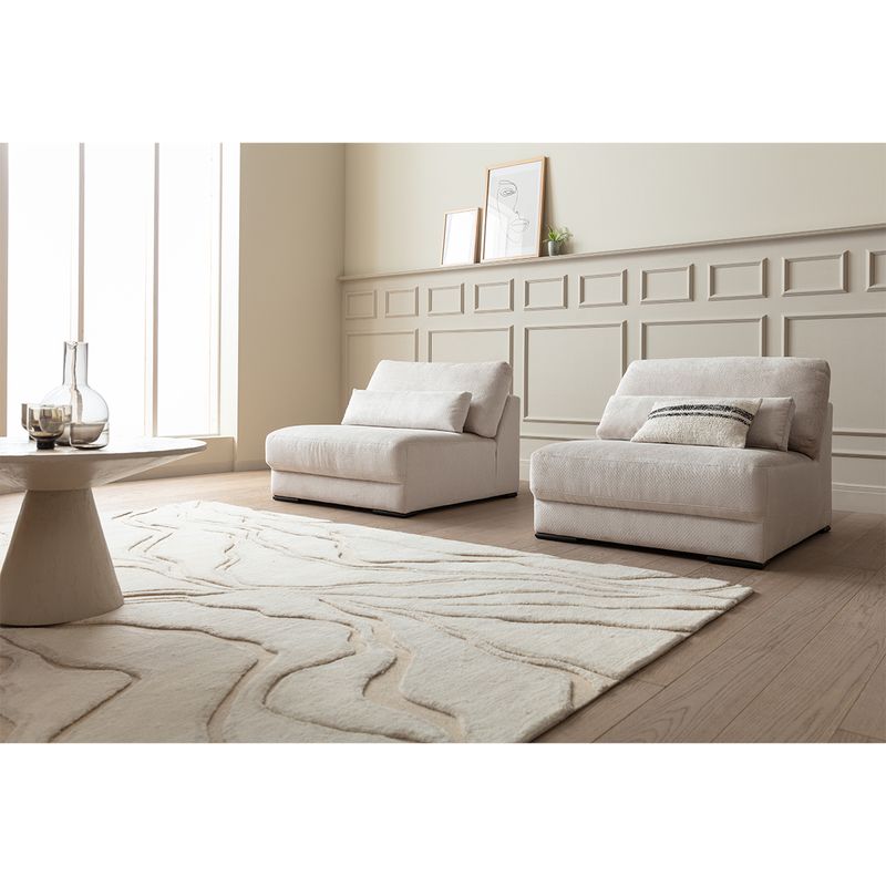 2389 Egholm Modulsofa åpen ende 336cm x 210cm velg Ribcord cordfløyel tekstil