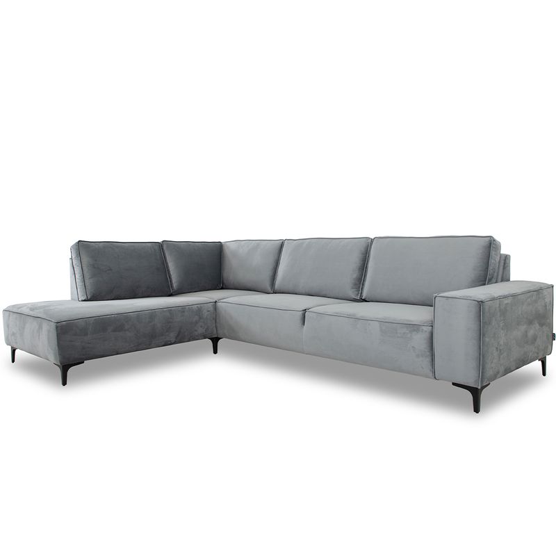 Brussel Oppsett 2 Hjørnesofa 305x215 m/åpen ende Bluvel velur