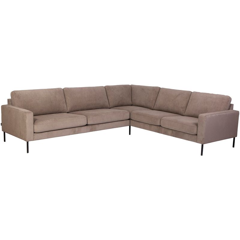Flint Hjørnesofa 291x251 - Velg Fjord cordfløyel