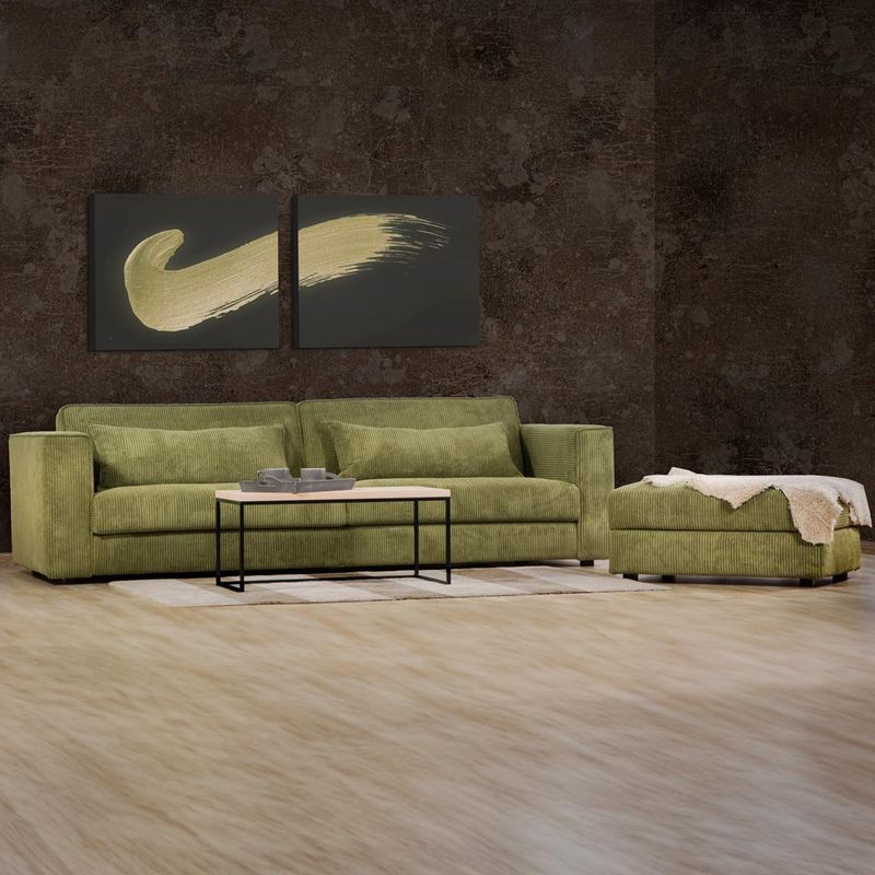 Orlando 3 seter sofa 218cm Lincoln Tekstil