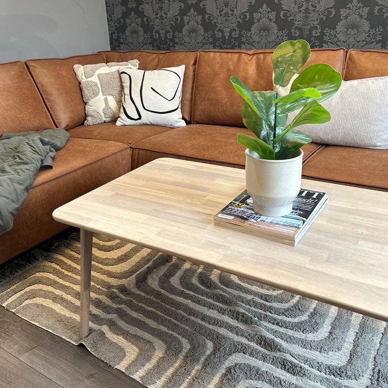 Orust Sofabord massiv hvitoljet heltre eik 120x60x48