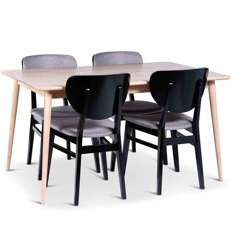 Odense Heltre Spisebord hvitoljet eik 140x90