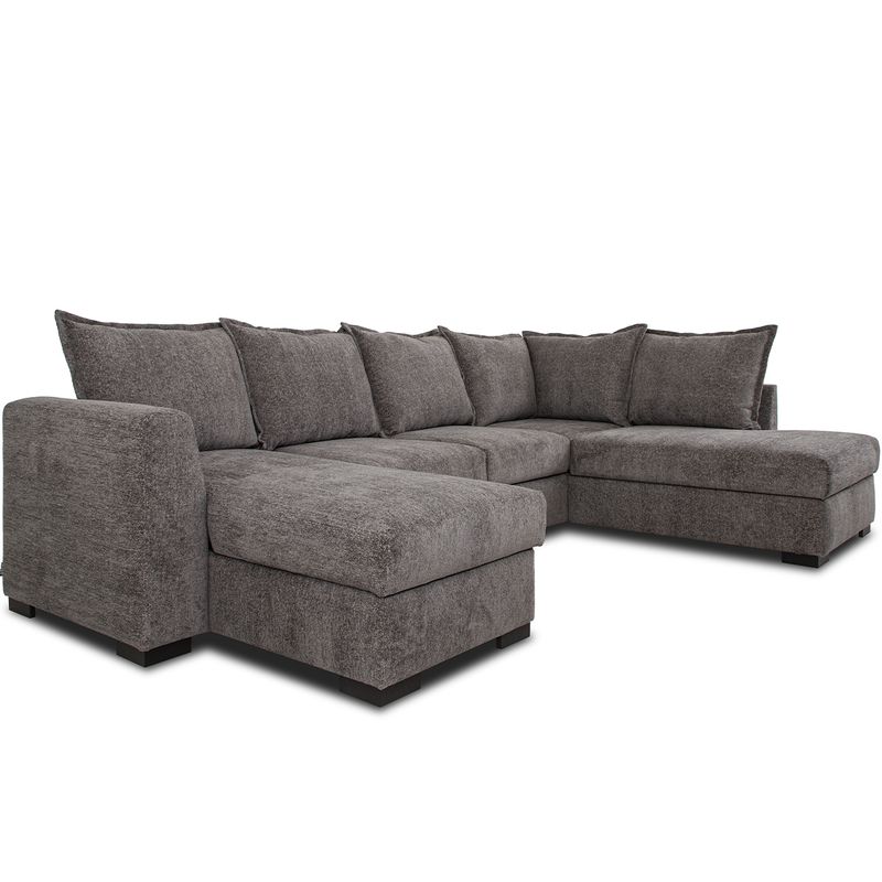 Minchi Hjørnesofa 241cm x 205cm m/åpen ende | Raven tekstil