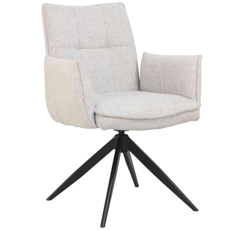 Katrine spisestol m/arm & sving - Shell
