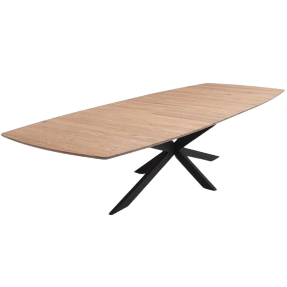 Vector spisebord i heltre eik med uttrekk - 230/300x110 | Skagen Studio