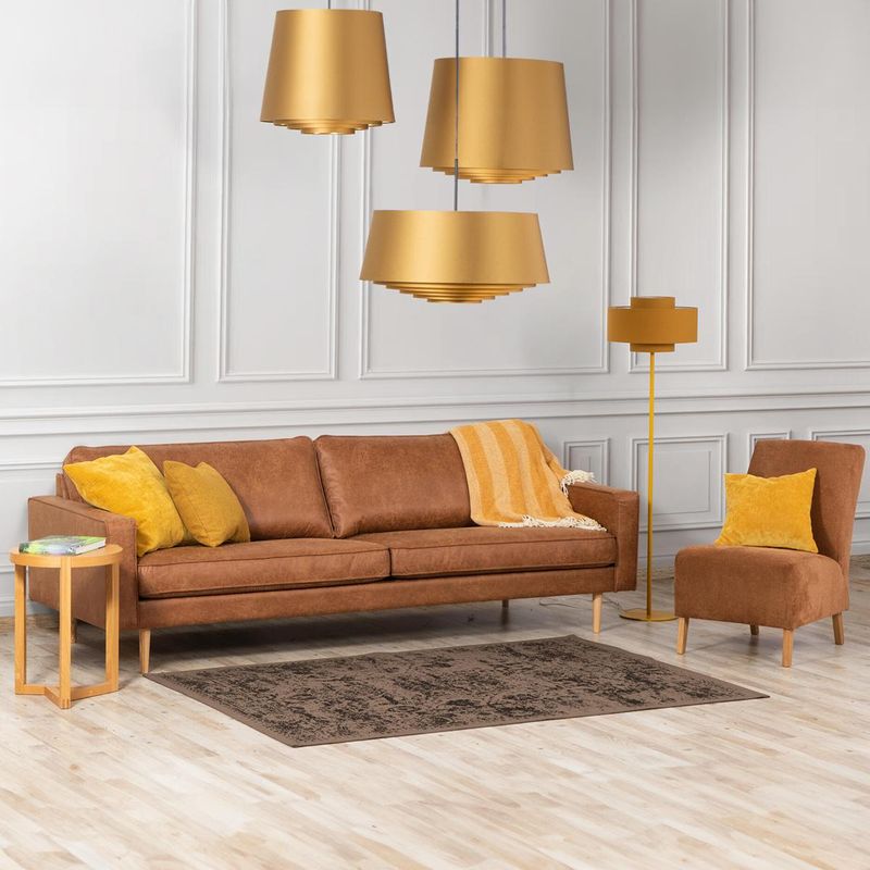 Colorado 3 seter  Eco skinnsofa 194cm