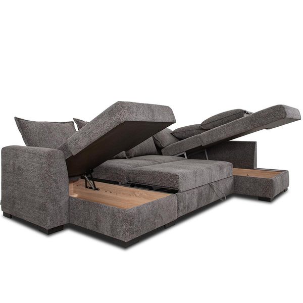 Hovedbilde Minchi U-hjørnesofa 308 cm x 205 cm velg Raven ...