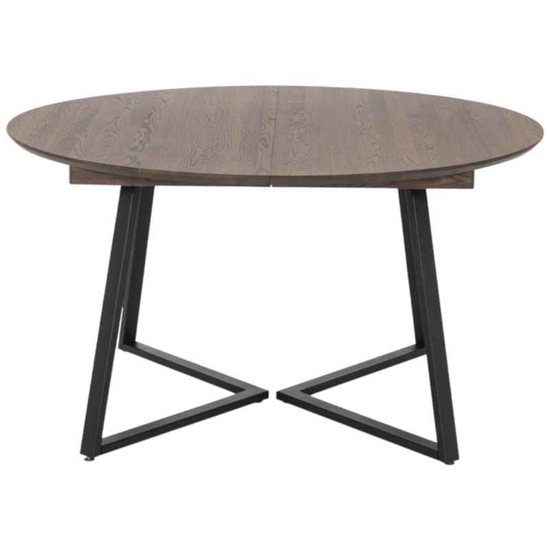 Form Spisebord Rundt Ø120 heltre eik med uttrekk | Skagen Studio