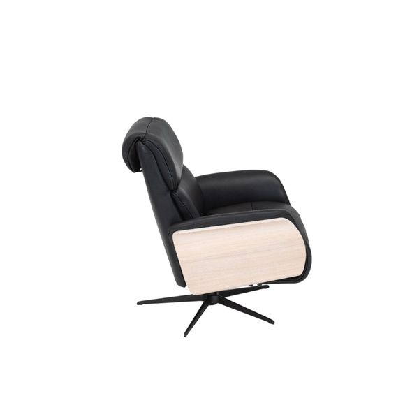 Hovedbilde Ailo Recliner stol med integrert fothviler i ekte ...