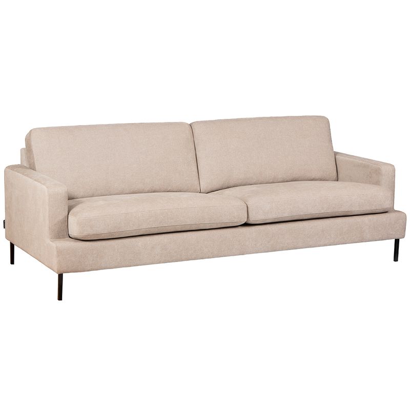 Crosby 3 seter sofa 222cm Fluff One Storm Tekstil