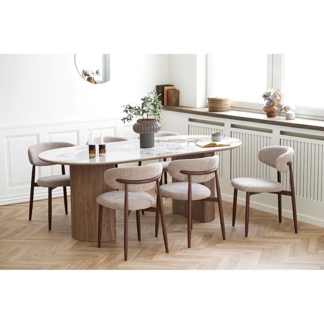 Hovedbilde Athens ovalt spisebord 210x100 cm - keramisk ...