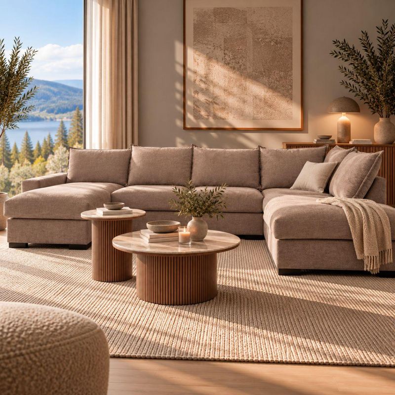 Archie U-sofa 323x213 cm | Storm tekstil