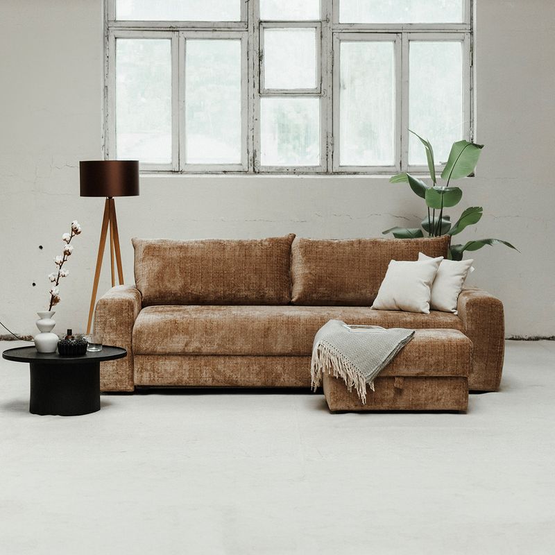 Gosa 3 seter Sovesofa velg Cremona Tekstil 238-252 cm