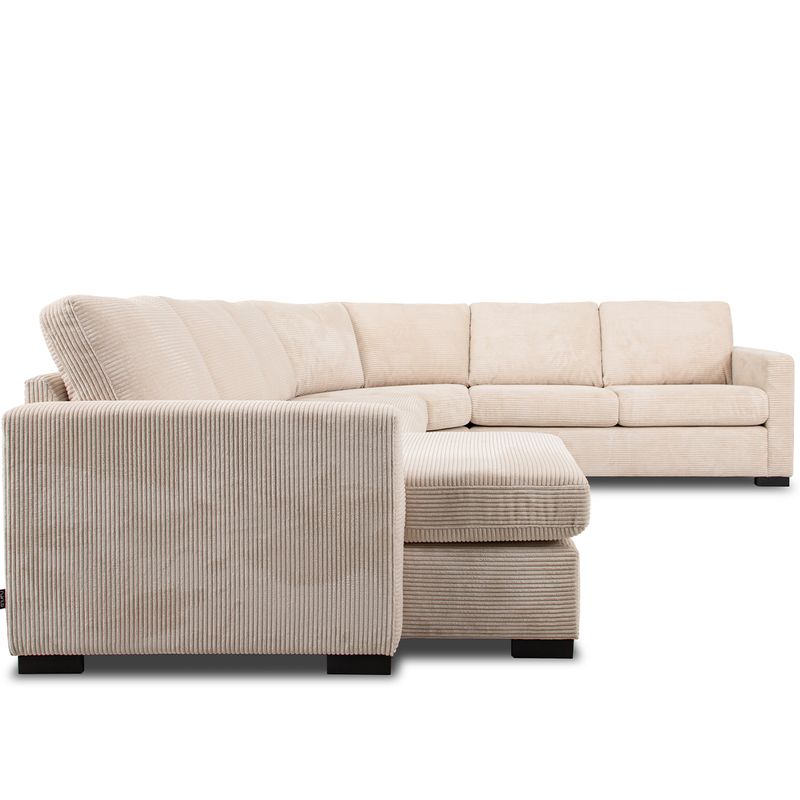 Arizona U-hjørnesofa 335x262cm Lincoln cordfløyel