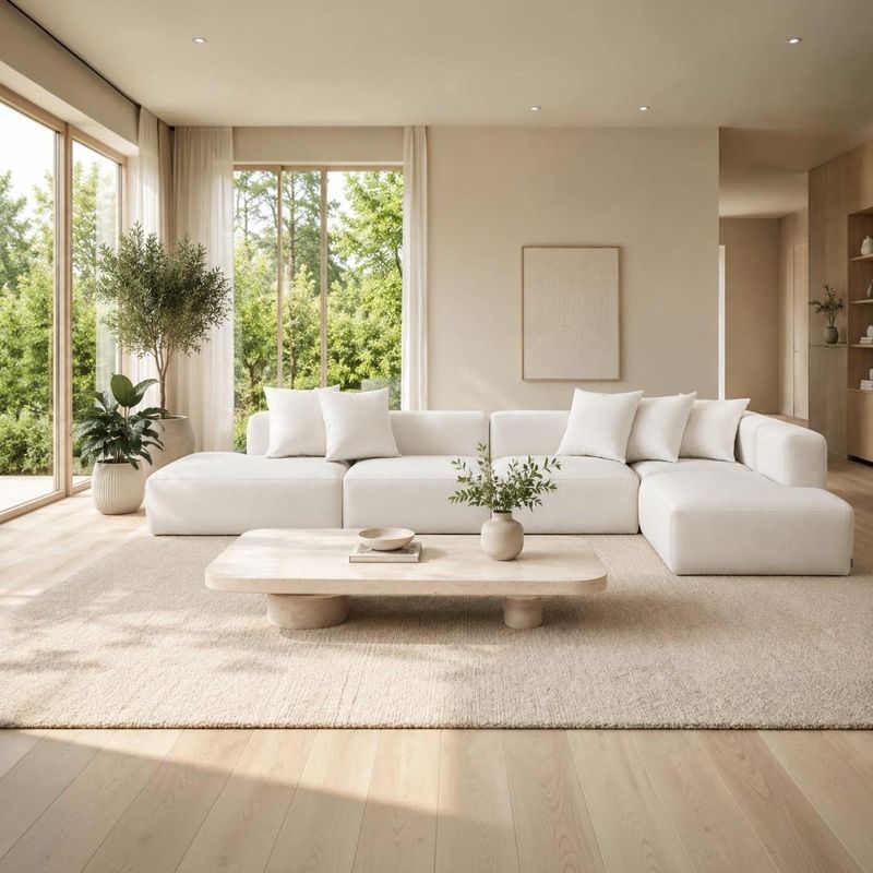 Boxit modulsofa med åpen ende 384x210 cm