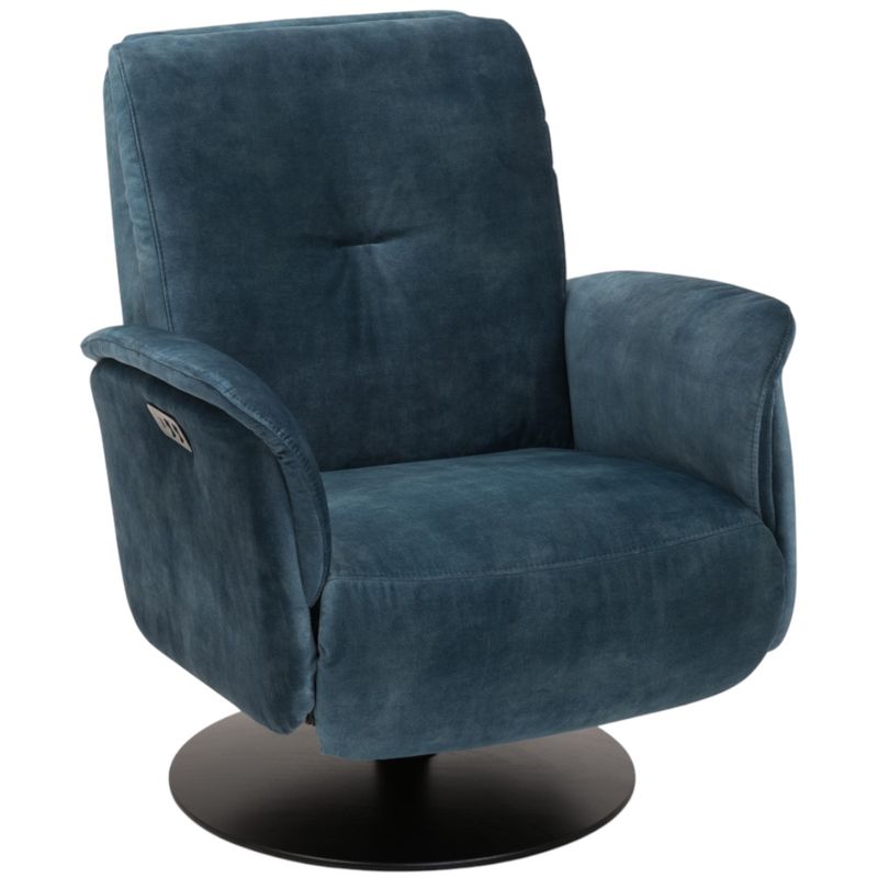 Bent Elektrisk Recliner med integrert fothviler |  Adore velur