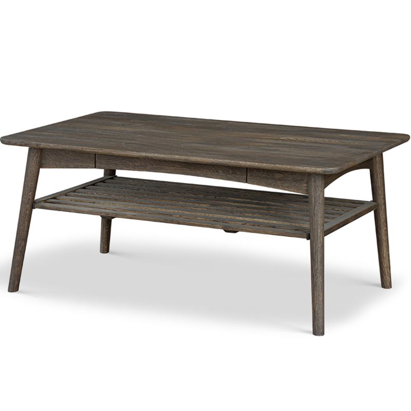 Kalix Sofabord heltre massiv røkt eik 120x60x52