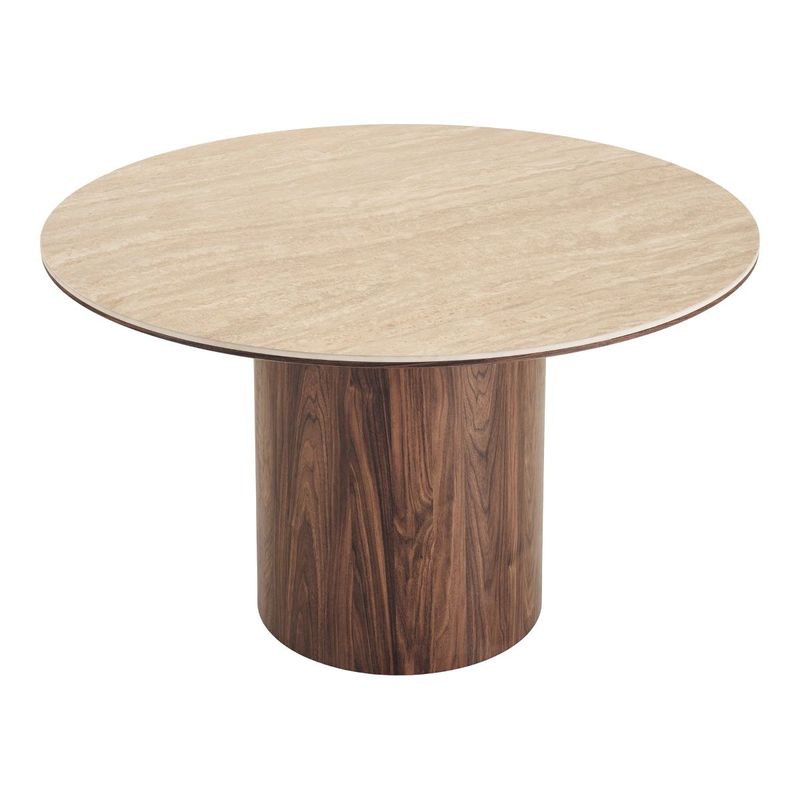 Delphi rundt spisebord Ø120 cm - keramisk bordplate