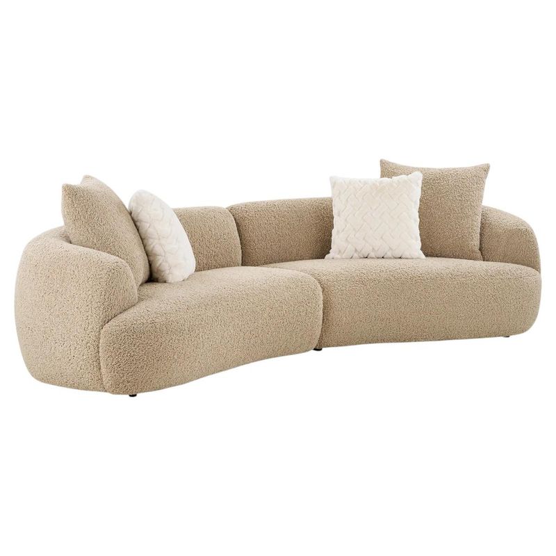 Dali sofa 4-seter - light brown 302 cm | House Nordic 
