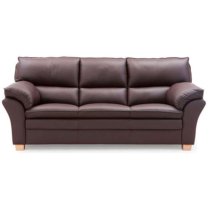 Palma 3 Seter Ekte Skinnsofa 215cm