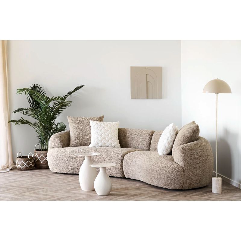 Dali sofa 4-seter - light brown 302 cm | House Nordic 