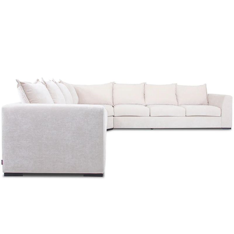 Chill stor hjørnesofa 3+3 345x345 cm – Adore Fuji velur 
