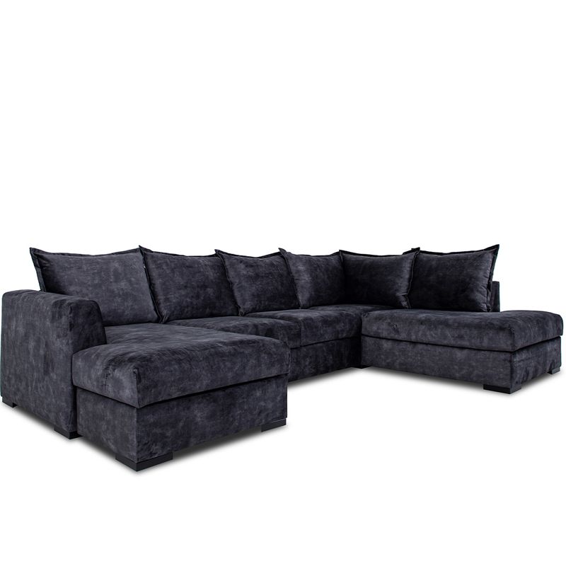 Chill U-sofa 330x215 cm - Adore Fuji velur