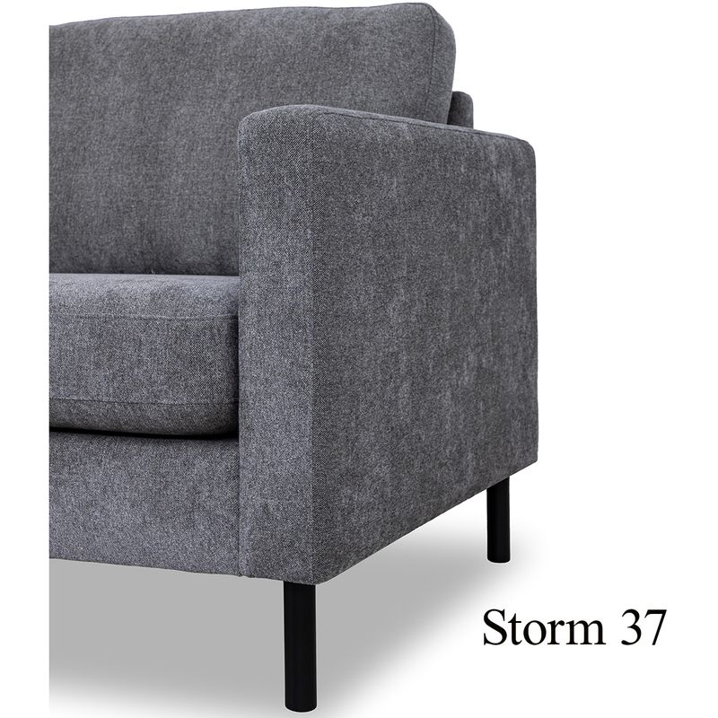 Luton Hjørnesofa 00  240x214cm Storm tekstil