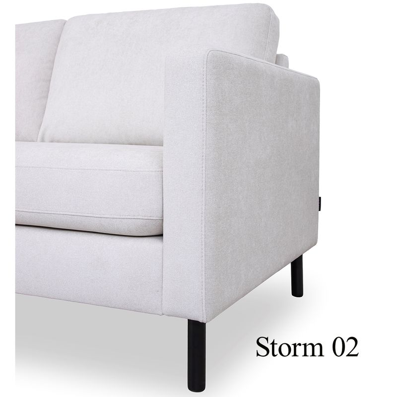 Luton Hjørnesofa 00  240x214cm Storm tekstil