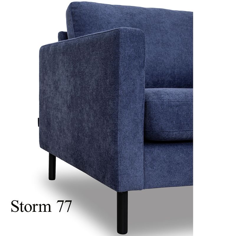 Luton Hjørnesofa C5 32/23 291x251cm Storm tekstil 