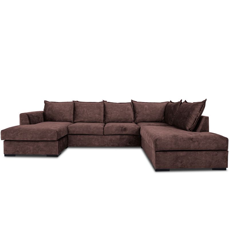 Chill U-sofa 330x215 cm - Adore Fuji velur