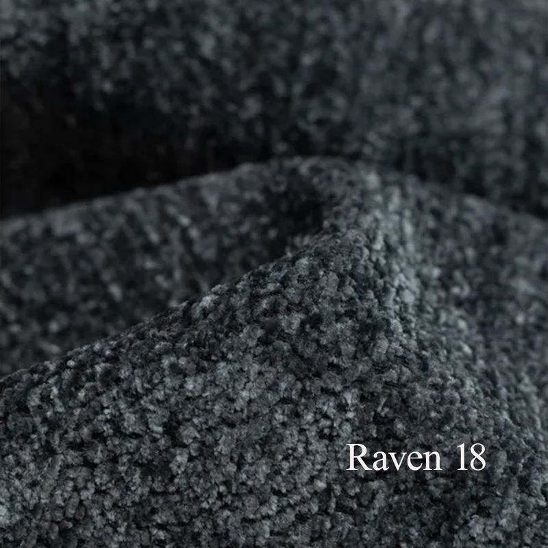 Moss hvilestol 90 cm midt modul velg farge Raven tekstil